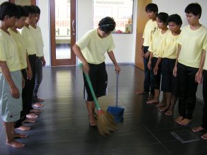 Maid training sweep floor 300x225